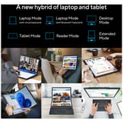 ASUS ZenBook 17 Fold OLED (2022) Laptop - 12th Gen / Intel Core i7-1250U / 17.3inch FOLED / 16GB RAM / 1TB SSD / Shared Intel Iris Xe Graphics / Windows 11 Home / English & Arabic Keyboard / Black / Middle East Version - [UX9702AA-MD007W]