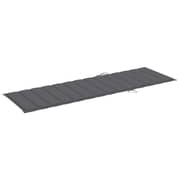 vidaXL Sun Lounger Cushion Anthracite 200x60x3 cm Fabric