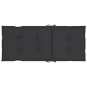vidaXL Garden Chair Cushions 2 pcs Anthracite 120x50x7 cm