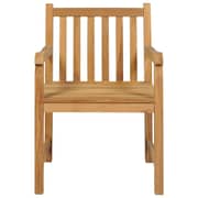 vidaXL 9 Piece Garden Dining Set Solid Teak Wood