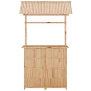 vidaXL 3 Piece Bar Set Bamboo