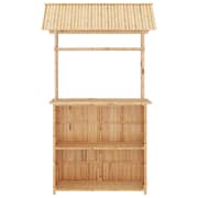 vidaXL 3 Piece Bar Set Bamboo