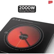 Impex Single Burner Infrared Cooktop Black - IR 2701