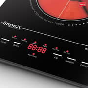 Impex Single Burner Infrared Cooktop Black - IR 2701
