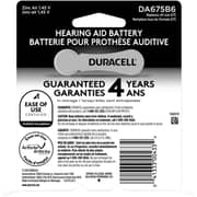 Duracell Hearing Aid Battery Size 675 6pcs Set Blue
