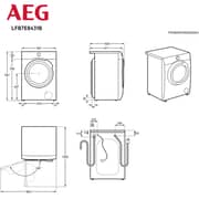 AEG Front Load Washer 8 kg AG-LFB7E8431B