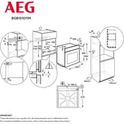 فرن غاز مسطح من أيه إي جي موديل AG-BGB101011M