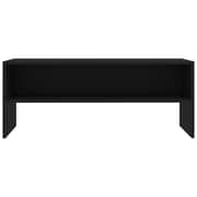 vidaXL TV Cabinet Black 100x40x40 cm Engineered Wood