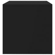 vidaXL TV Cabinet Black 100x40x40 cm Engineered Wood