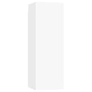 vidaXL TV Cabinets 2 pcs White 30.5x30x90 cm Engineered Wood
