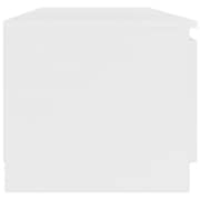 vidaXL TV Cabinet White 140x40x35.5 cm Engineered Wood