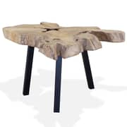 vidaXL Coffee Table Genuine Teak 80x70x38 cm