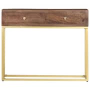 vidaXL Console Table 90x30x75 cm Solid Mango Wood
