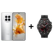 Huawei Mate 50 256GB Silver 4G Smartphone + GT 3 SE Watch
