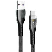 Trands Glassy Series USB-C Cable 1m Black