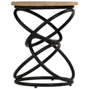 vidaXL End Table Solid Mango Wood 40x50 cm