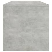 vidaXL Coffee Table Concrete Grey 100x40x40 cm Engineered Wood
