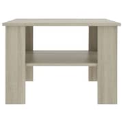 vidaXL Coffee Table Sonoma Oak 60x60x42 cm Engineered Wood
