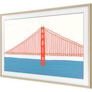 Samsung Bezel TV Frame 75inch Beigewood