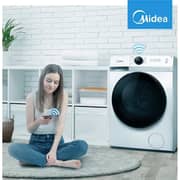 غسالة من ميديا بتعبئة أمامية سعة 10 كيلو جرام MF200W100WBWGCC