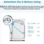 Midea MF200 Series Front Load Washer and Dryer 8 kg / 6 kg - MF200D80WBWGCC