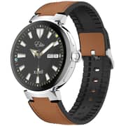 Xcell Elite 3 Smart Watch Brown With Leather Strap