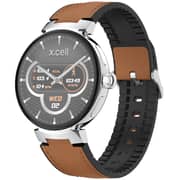 Xcell Elite 3 Smart Watch Brown With Leather Strap