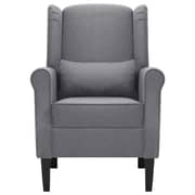 vidaXL Armchair Dark Grey Fabric