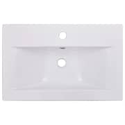 vidaXL Built-in Basin 61x39.5x18.5 cm Ceramic White