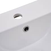 vidaXL Built-in Basin 42x39x18 cm Ceramic White