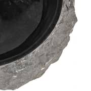 vidaXL Sink 40x12 cm Marble Black