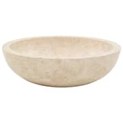 vidaXL Sink 40x12 cm Marble Cream
