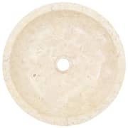 vidaXL Sink 40x12 cm Marble Cream