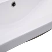 vidaXL Built-in Basin 91x39.5x18.5 cm Ceramic White