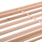 vidaXL 3-Tier Shoe Rack Solid Fir Wood
