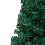 vidaXL Artificial Half Christmas Tree with Stand Green 120 cm PVC