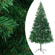 vidaXL Artificial Christmas Tree with Steel Stand 210 cm 910 Branches