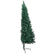 vidaXL Artificial Half Christmas Tree with Stand Green 150 cm PVC