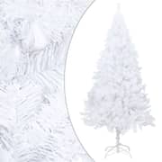 vidaXL Artificial Christmas Tree with Thick Branches White 180 cm PVC