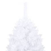 vidaXL Artificial Christmas Tree with Thick Branches White 180 cm PVC