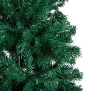 vidaXL Artificial Christmas Tree with Thick Branches Green 150 cm PVC
