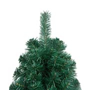 vidaXL Artificial Half Christmas Tree with Stand Green 210 cm PVC