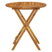 vidaXL Folding Garden Table 70 cm Solid Acacia Wood