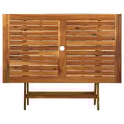 vidaXL Folding Garden Table 120x70x75 cm Solid Acacia Wood