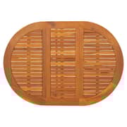 vidaXL Garden Table 130x90x72 cm Solid Acacia Wood