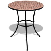 vidaXL Bistro Table Terracotta 60 cm Mosaic