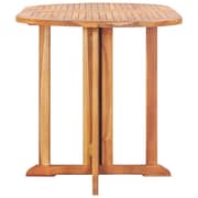 vidaXL Folding Butterfly Garden Table 120x70x75 cm Solid Teak Wood