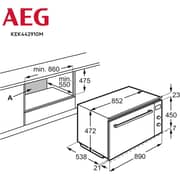 AEG Built In Electric Oven AG-KEK442910M