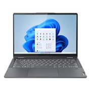 Lenovo Ideapad Flex 5 (2022) 2-in-1 Laptop - 12th Gen / Intel Core i3-1215U / 14inch WUXGA / 256GB SSD / 4GB RAM / Shared Intel UHD Graphics / Windows 11 Home / English & Arabic Keyboard / Grey / Middle East Version - [82R70075AX]