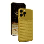 Caviar Luxury 24K Gold Customized iPhone 14 Pro Limited Edition 1 TB International Version - Rhombus